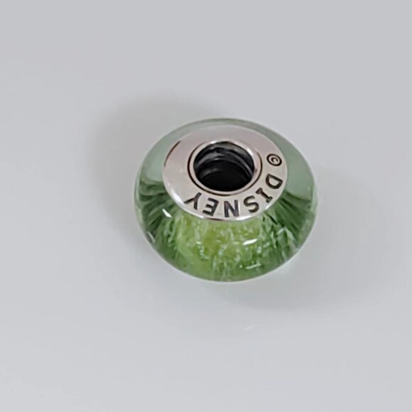Pandora Tinker Bell's Signature Color Green Murano Glass Charm Bead with box - Picture 4 of 4